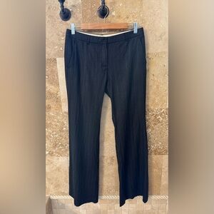 Theory Size 4 Unlined Pinstripe Dress Pants 98% Wool